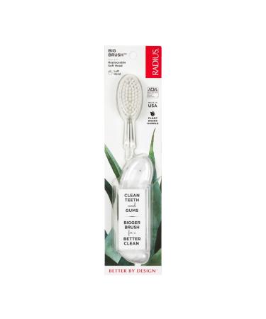 RADIUS Big Brush Soft Left Hand Marble 1 Toothbrush