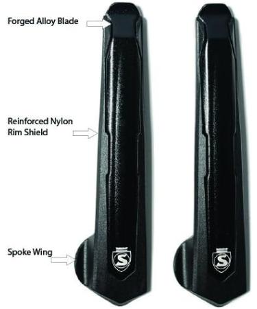 SILCA Premio Tire Levers - Set of 2 | Forged Aluminum Minimalist Design with Nylon Rim Protection | Bike Tire Levers - Buy Online on GoSupps.com