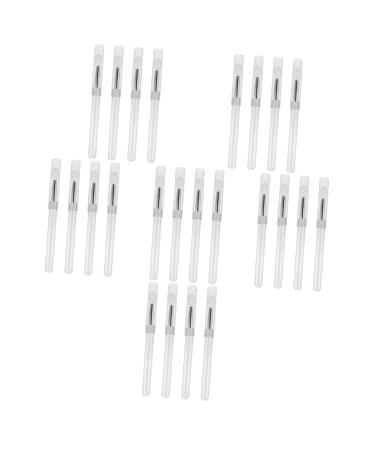 Ipetboom 24 Pcs Lip Brush Lip Mask Brush Practical Paillette Brush Silicone Lipstick Brush Lipstick Lip Mask Applicator Lipstick Applicator Silicone Lip Makeup Brush Eyeshadow Makeup Brush 11x0.8cmx6pcs Transparent colorx6pcs