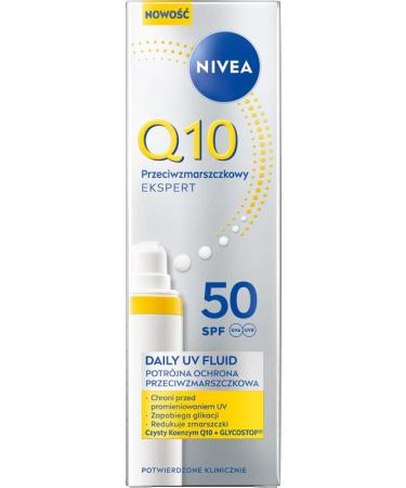 Beiersdorf AG NIVEA Q10 Antirimpel Expert Daily UV Fluid SPF 50 40 ml