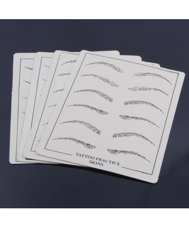 IWOWHERO Eyebrow Microblading Skin 6 Pcs eye brow shaping kit eyebrow practice skin eyebrow microblading eyebrow trimming - Buy Online on GoSupps.com