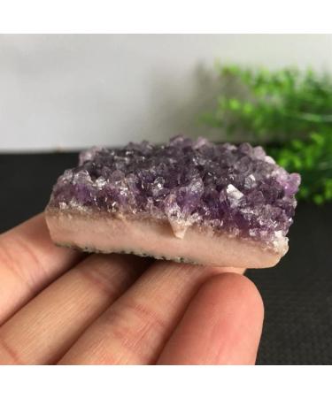 Home Decoration 75g-85g Natural Amethyst Cluster Quartz Crystal geode Specimen Healing Chakra Stones Crystal Cluster - Buy Online on GoSupps.com
