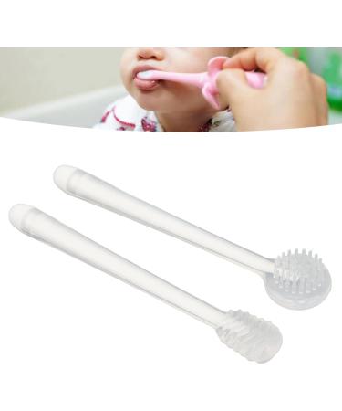 Baby Tongue Cleaner & Toothbrush - Silicone Baby Toothbrush Set with Storage Box (54x54x103mm) for Infants & Toddlers - International Shipping Available - Buy Online on GoSupps.com