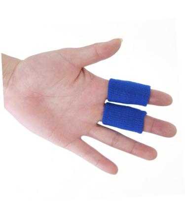 FOMIYES 10 Pack Finger Braces & Thumb Protectors - Medium Blue Sports Sleeves for Basketball Optimal Comfort & Support - International Shipping Available - Buy Online on GoSupps.com