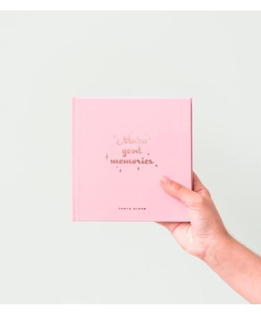 Official Make Good Memories Photo Album 6.3 x 6.3 inch Hardcover - Personalized Gift for Her - Girls' Photo Book with 22 Pages - Perfect Friend Gift - Buy Online on GoSupps.com