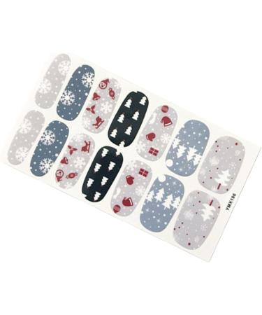 dijiusidy Nail Art Stickers Self-Adhesive Fingernail Decal with Strap Glue DIY Art Decor Full Cover Manicure Kits for Women Girls YMX196 - Buy Online on GoSupps.com