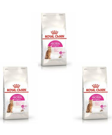 Royal Canin Protein Exigent | Pack of 3 | Pack of 3 | 3 x 400 g | Complete food for particularly fussy cats from 12 months