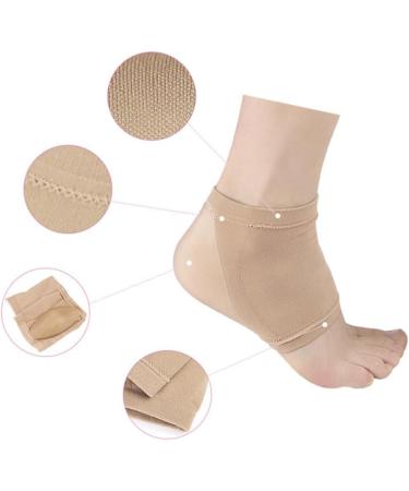 FOMIYES 3 Pairs Foot Sleeve Socks with Pad Socks Lotion Arch Support Sleeves Spa Socks for Cracked Heels Socks Moisturizing Sock Silicone Gel Heel Shock Dry Skin Men and Women High Heel - Buy Online on GoSupps.com