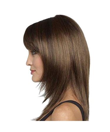 Medium Curly Wig 50cm in Brown - Daily Use BGHJUE Wig for Effortless Style | International Shipping Available - Buy Online on GoSupps.com