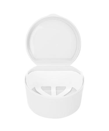 Buy Portable Orthodontic Retainer Box | Mouth Protection Holder for False Teeth - White | International Shipping Available - Buy Online on GoSupps.com