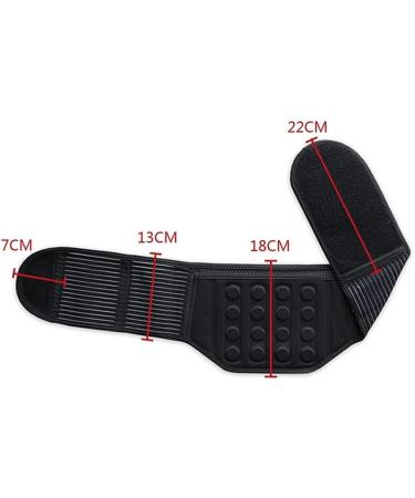 Tiiffy Adjustable Lumbar Spine Belt - Self-Warming Magnetic Therapy for Lower Back Support | Herniated Disc & Sciatica Relief | Unisex (Size M) - Buy Online on GoSupps.com
