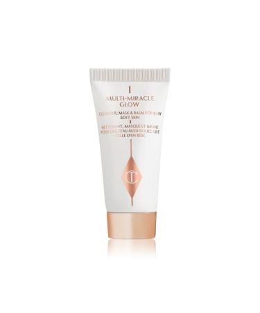 Charlotte Tilbury Multi-Miracle Glow - Cleanser Overnight Mask & Face Balm for Baby Soft Skin - Enriched with Vitamin C E & A to Transform Tired Dull-Looking Skin 0.5 Fl Oz (Pack of 1)
