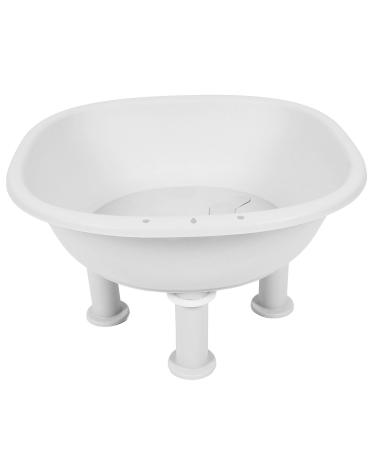 Alomejor Bain de Si ge pour Bol Profond Antid rapant Soins Post-partum Confortables pour Femmes Enceintes Plastique (WHITE)