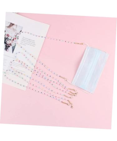 Beaupretty 4-Piece Mask Glasses Hanging Chain for Kids | Stylish Sunglasses Pearl Chain | Sturdy Double Buckle Mask Holder - Buy Online on GoSupps.com