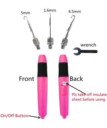 7-Piece Latch Crochet Hooks Tool Set with Light | Dreadlocks Needle for Braiding Crafts - Buy Online on GoSupps.com