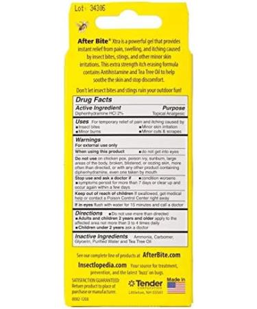 After Bite Xtra Soothing Gel 0.70 oz - Fast Relief for Insect Bites and Stings - Buy Online on GoSupps.com