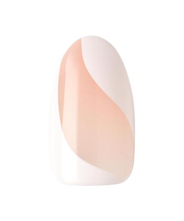 KISS imPRESS No Glue Mani Press On Nails - On My Mind White Almond Shape Medium Size Includes 30 Nails & Accessories - Shop Now Internationally - Buy Online on GoSupps.com