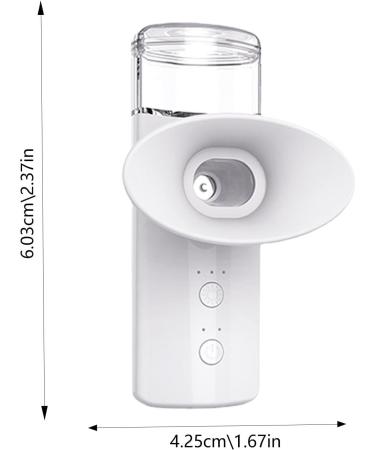 Eye Spa Mist Sprayer - Rechargeable Face Mister for Eyes with Handheld Facial Hydrator | Cool Mist Eye Steamer & Dropper Portable Mist Sprayer for Salon Travel Refreshing & Soothing Eye Care Mist - Buy Online on GoSupps.com