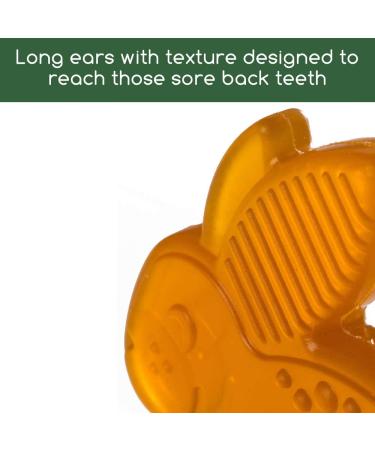 Bunny Boo Natural Rubber Teether | Eco-Friendly Baby Teething Toy | Ship Internationally - Buy Online on GoSupps.com