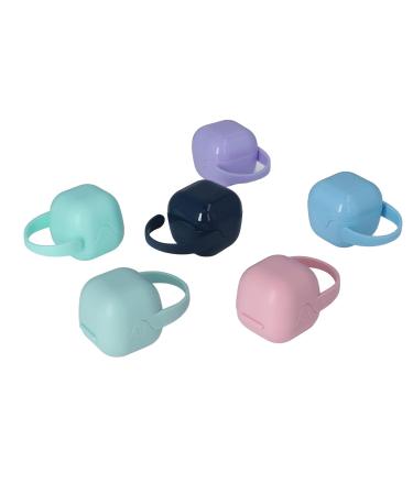 Pack of Non-Toxic Pacifier & Nipple Protector Covers - Safe Holder Containers for Babies in 6 Colors | International Shipping Available - Buy Online on GoSupps.com