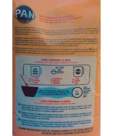 Harina PAN Pre-Cooked Yellow Maize Meal - 1kg (Pack of 2) - Buy Online on GoSupps.com