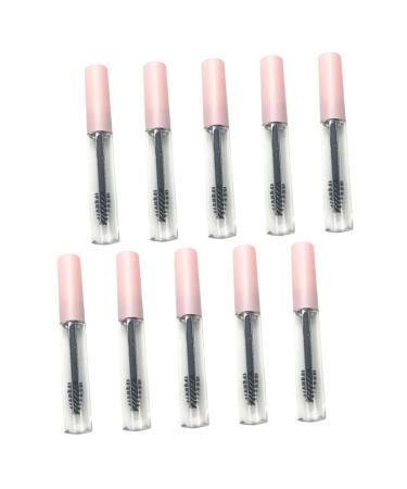 NOLITOY 10pcs Air Traffic Control DIY Mascara Bottles Lip Glazes Tubes Eyelash Cream Tubes Eyelash Cream Containers Refillable Mascara Tubes Lip Gloss Bottles Refillable Eyelash Tubes 1 g (Pack of 1) Pink