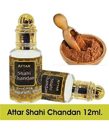 Attar For Men|Women Shahi Chandan Real Mysore Sandalwood Long Lasting Fragrance 12ml Rollon Pack - Buy Online on GoSupps.com