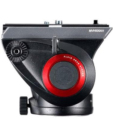 Manfrotto MVH500AH Lightweight Fluid Video Head | Flat Base & Sliding Plate | Supports Multiple Tripods - Buy Online on GoSupps.com