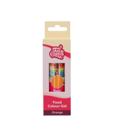 Funcakes Orange Food Color Gel - Highly Concentrated Halal Food Coloring for Baking & Decorating | 30g - Buy Online on GoSupps.com