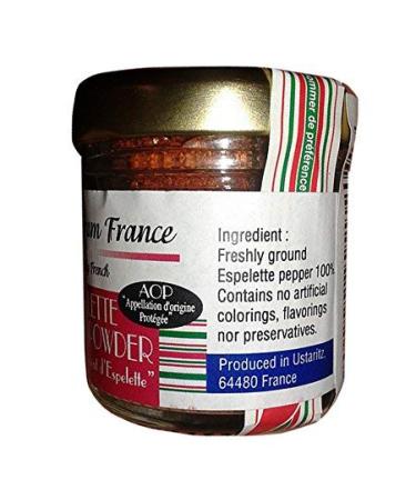 Espelette Pepper Powder from France - 0.53oz | Authentic French Spice | Pack of 1 - Buy Online on GoSupps.com