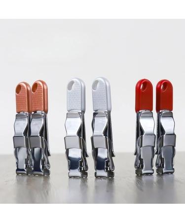 Thin Nail Clipper Portable Stainless Steel Nail Toe Cutter Trimmer Scissor Carbon Steel Manicure Pedicure Tool (Color : 3pc-Mix) - Buy Online on GoSupps.com