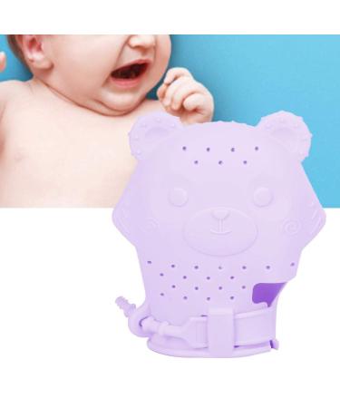 Baby Bite Ring Silicone Teething Pacifier for 3-18 Months | Pain Relief for Infants | Perfect Baby Shower Gift (Purple) - Buy Online on GoSupps.com