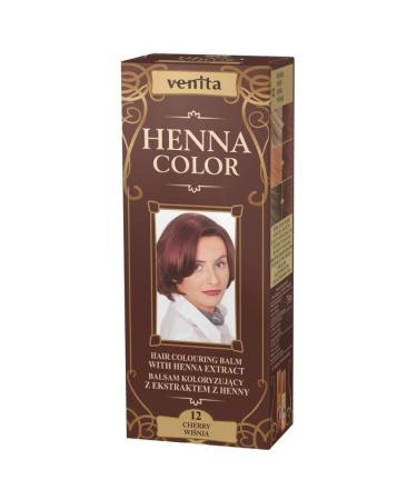 Venita Henna Color Hair Dye 12 Cherry 75 ml - Buy Online on GoSupps.com