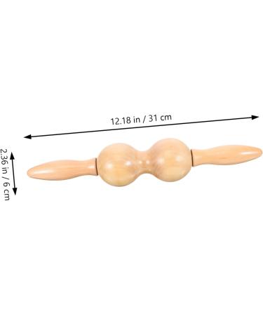 Toddmomy 5-St Meridian Massage Device - Leg & Body Fascia Roller Tab Manual Muscle Acupressure Tools Unique 31x6cm Design International Shipping - Buy Online on GoSupps.com