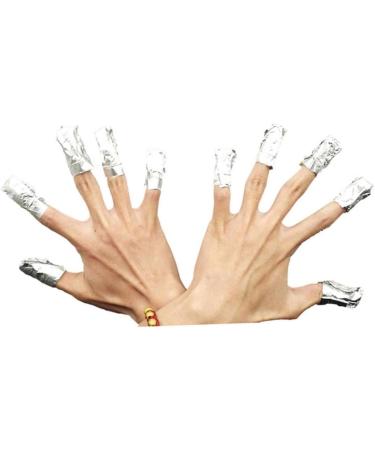 FRCOLOR Nail Remover Pads nails gel nail gel nail remover foil nail wraps nail wraps pad gel remover pad aluminum foil manicure Gel Polishes medium As Shown - Buy Online on GoSupps.com