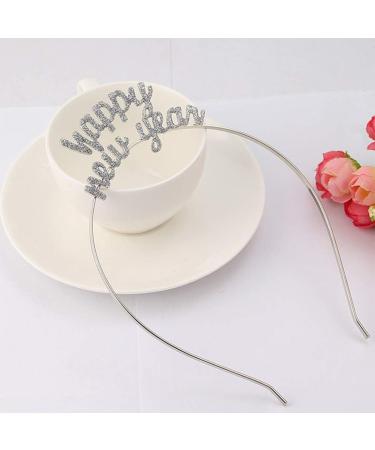 Shop Lurrose Happy New Year Headband | Alloy Hair Hoop for Women | Party & Festival Accessory - Buy Online on GoSupps.com