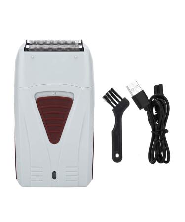 Double Head Electric Shaver Razor for Men Close Bald Barber Shaver Trimmer Waterproof Wet & Dry Electric Hair Clipper Double Head Shaver Men's Grooming Set with Trimmer for Beard Head
