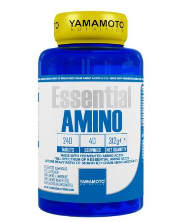 Yamamoto Essential Amino 240 tablets (336 g) - 100% plant-fermented essential amino acids