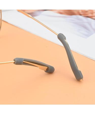 Bekecidi 10 Pairs Soft Silicone Glasses Hanging Sleeves - Comfortable Ear Handles for Reading & Sunglasses | 5 Colors Available - Buy Online on GoSupps.com