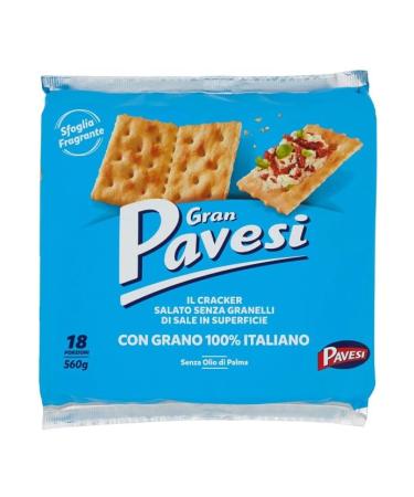 Gran Pavesi GRAN PAVESI CRACKERS SALT FREE GRAINS 4 X 560 GR