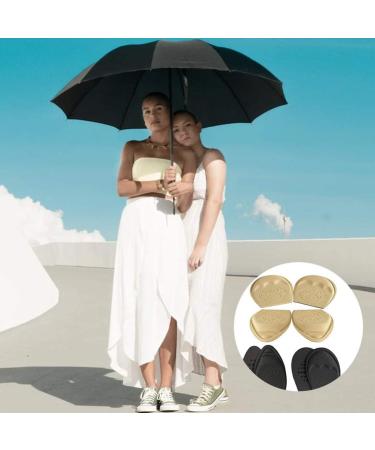 4 Pairs Forefoot Half Size Pad Insoles - Plantar Foot Cushions & High Heel Inserts for Women's Pumps - Comfort & Support Orthotics - Buy Online on GoSupps.com