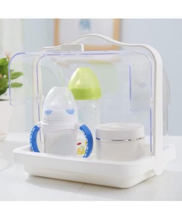 Cabilock Milk Bottle Drying Box - White 25.5x24.5cm | Feeding Bottle Storage Organizer - Buy Online on GoSupps.com