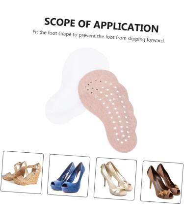 Mobestech Forefoot Pads - 4 Pairs High Heel Toe Cushions Non-Slip Stickers & Insoles for Comfort & Support | Women's Breathable Shoe Filler - Buy Online on GoSupps.com