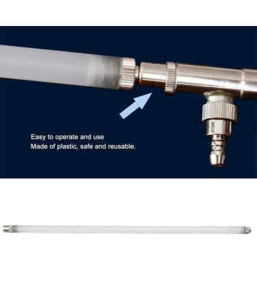 Syringe Extension Tube Injector - Durable & Reusable Plastic - Easy to Install - Farm Use - Long Style (37.5x1.2cm / 14.8x0.5in) - Buy Online on GoSupps.com