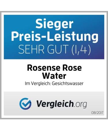 Rosense Rose Water Spray with Green Tea - 100% Natural Moisturizing Facial Cleanser | Vegan 200ml - Buy Online on GoSupps.com