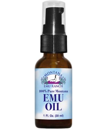 Montana Emu Ranch Co. 100% Pure Emu Oil - 1 oz Liquid - Buy Online on GoSupps.com