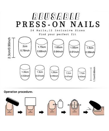 Haunted Halloween Press-On Nails | Short Oval Black Acrylic with Spooky Bat & Checkered Designs | 24 Pcs Full Cover for Women - Buy Online on GoSupps.com