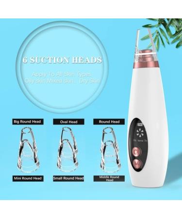 Occus Rechargeable Display Screen Blackhead Remover Removing Acne Blackhead Export Facial Cleaner Household Facial Pores Cleaner - (Color: White Rechargeable) - Buy Online on GoSupps.com