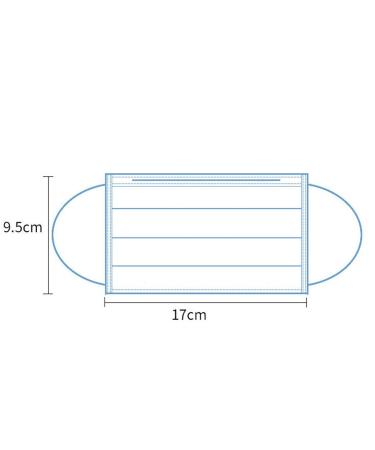50/100 Pieces Breathable Bandana Face-Mouth Covers - Pink Blue Black White | One-Off Protection for Adults | International Shipping - Buy Online on GoSupps.com
