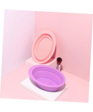 minkissy Makeup Brush Scrub Pad Makeup Cleaning Mat Brush Cleaning Pad Beauty Cleaning Mat Folding Tool Cosmetics Brush Scrubber Beauty Cleaning Tool Silicone Makeup Applicator Brush Holder - Buy Online on GoSupps.com